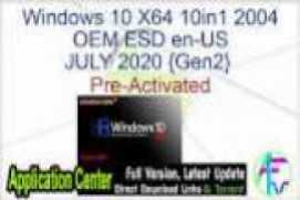 Windows 10 Home Pro X64 OEM ESD MULTi-7 JAN 2020 {Gen2}